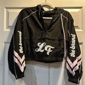 LF The Brand Cropped Half Zip Windbreaker Jacket S